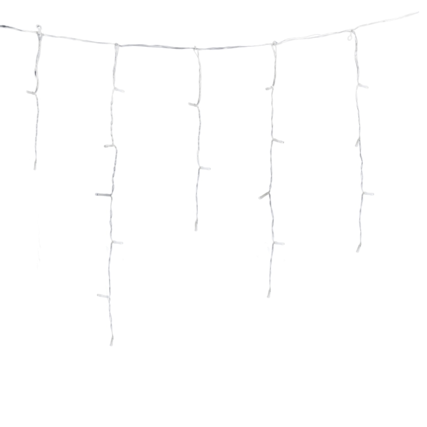 Aigostar - LED Outdoor Christmas Light Chain, 300xLED/8 functions, 3xAA, 18x0.6 m, IP44, warm white