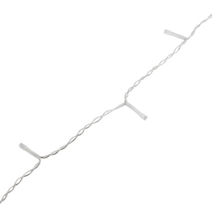 Aigostar - LED Outdoor Christmas Light Chain, 300xLED/8 functions, 3xAA, 18x0.6 m, IP44, warm white