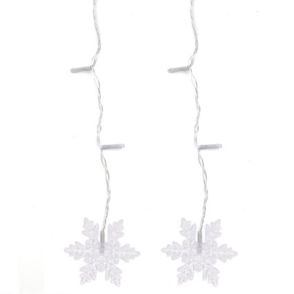 Aigostar - LED Outdoor String Lights 120 LEDs / 8 Modes 3 x 0.7 m IP44 Warm White + Remote Control