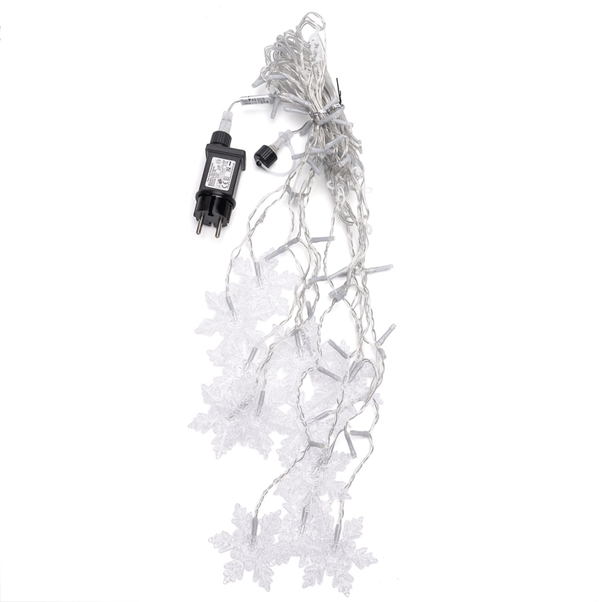Aigostar - LED Outdoor String Lights 120 LEDs / 8 Modes 3 x 0.7 m IP44 Warm White + Remote Control