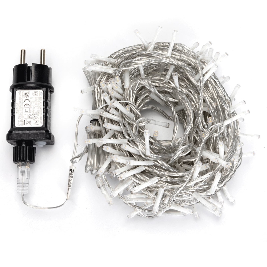 Aigostar - LED Outdoor Christmas Light String 600 LEDs / 8 modes, 33 m, IP44, Cool White