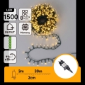 Aigostar - LED Outdoor Christmas Lights 1500 LEDs / 8 modes, 33 m, IP44, Warm White