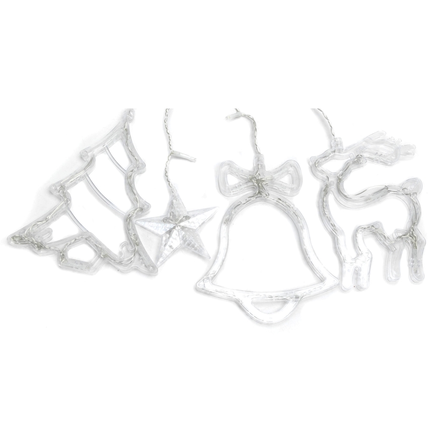 Aigostar - LED Outdoor Christmas String Lights 120xLED/8 functions 3x0,6m IP44 cool white + remote control