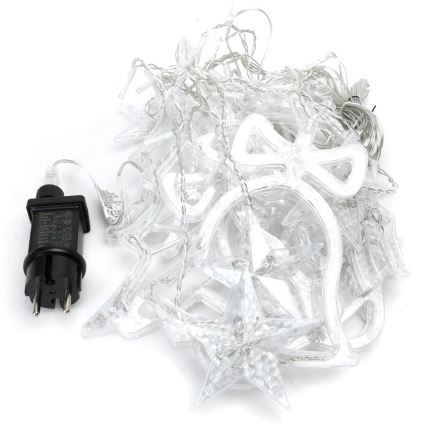 Aigostar - LED Outdoor Christmas String Lights 120xLED/8 functions 3x0,6m IP44 cool white + remote control