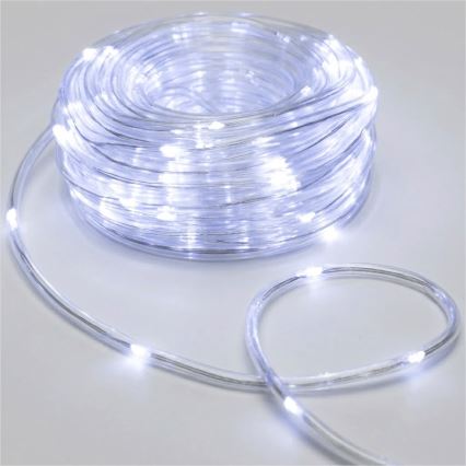 Aigostar - LED Outdoor Christmas String 150xLED/8 functions 3xAA 15,3m IP44 cool white