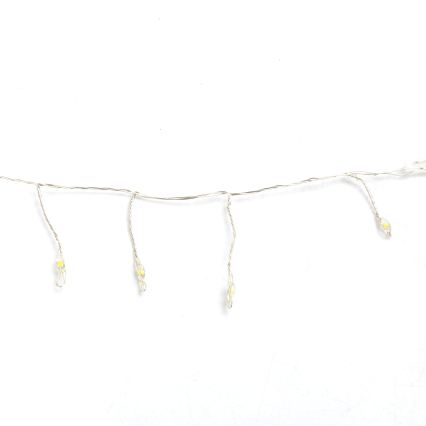 Aigostar - LED Outdoor Christmas String 300xLED/8 functions 3xAA 9,3m IP44 warm white