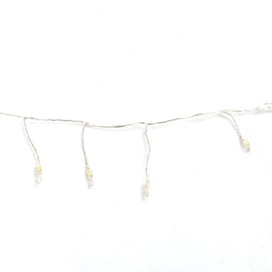 Aigostar - LED Outdoor Christmas String 300xLED/8 functions 3xAA 9,3m IP44 warm white