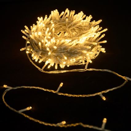 Aigostar - LED Outdoor Christmas String Lights 400 LEDs / 8 Modes 20 m IP44 Warm White