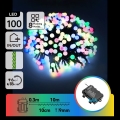 Aigostar - LED Outdoor Christmas String Lights, 100 LEDs / 8 functions, 10.3 m, IP44, multicolor