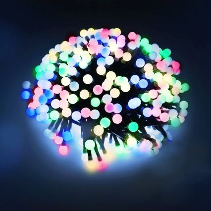 Aigostar - LED Outdoor Christmas String Lights, 100 LEDs / 8 functions, 10.3 m, IP44, multicolor