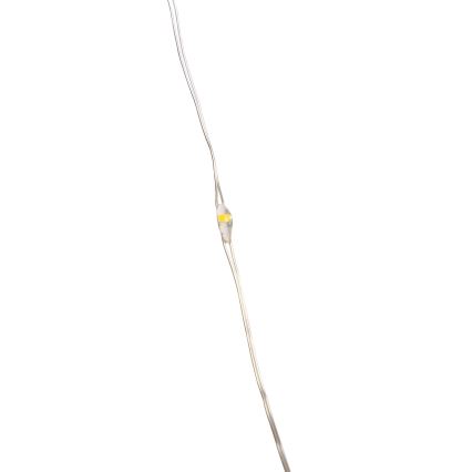 Aigostar - LED Outdoor Christmas String Lights 100 LEDs / 8 functions 3x AA 10.3 m IP44 Warm White