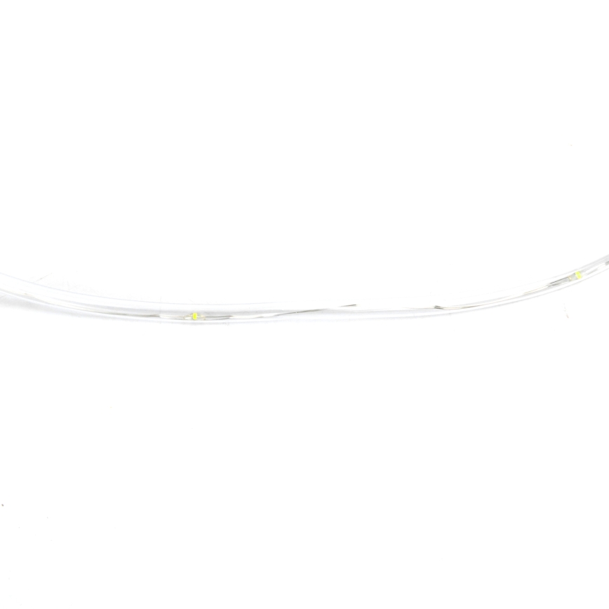 Aigostar - LED Outdoor Christmas string lights 100xLED/8 modes 3xAA 10,3m IP44 cool white