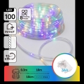 Aigostar - LED Outdoor Christmas String Lights 100 LEDs / 8 Modes, 3×AA, 10.3 m, IP44, Multicolor