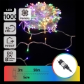 Aigostar - LED Outdoor Christmas String Lights, 1000 LEDs, 8 Lighting Modes, 53 m, IP44, Multicolor