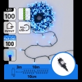 Aigostar - LED Outdoor Christmas String Lights 100xLED 13m IP44 blue