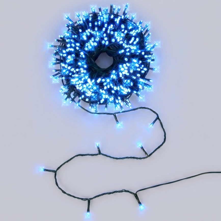 Aigostar - LED Outdoor Christmas String Lights 100xLED 13m IP44 blue