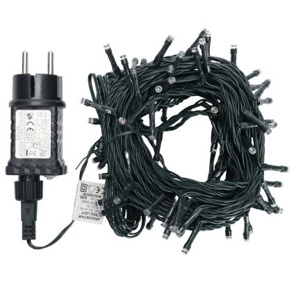 Aigostar - LED Outdoor Christmas String Lights 100xLED/8 functions 13m IP44 warm white
