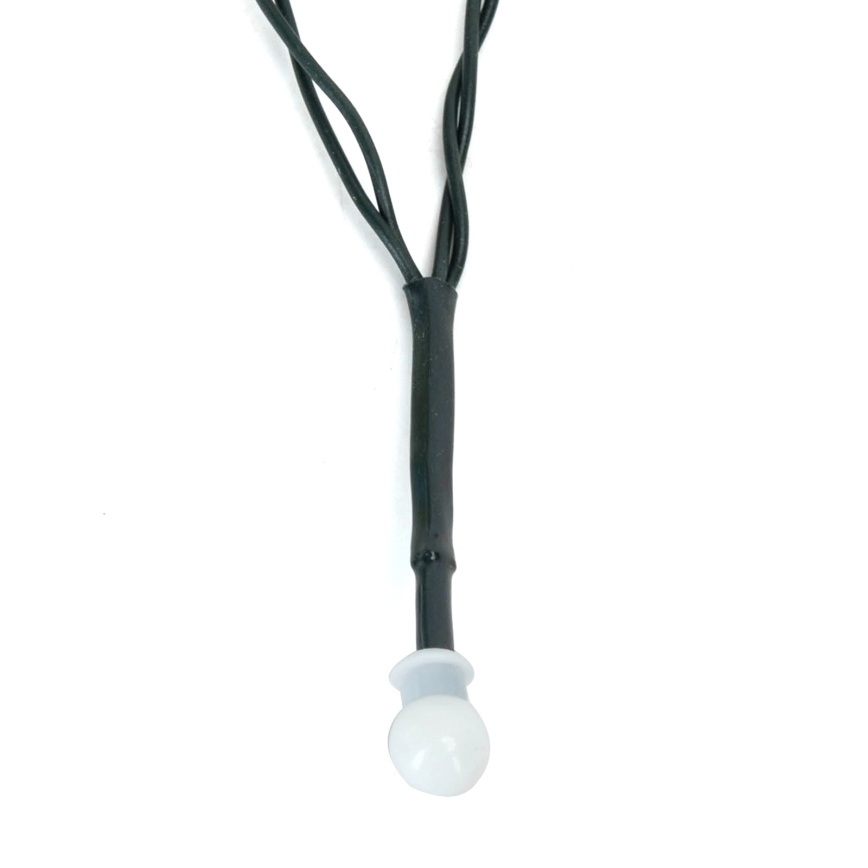 Aigostar - LED Outdoor Christmas String Lights, 100 LEDs / 8 Modes, Battery-powered (3x AA), 10.3 m, IP44, Warm White