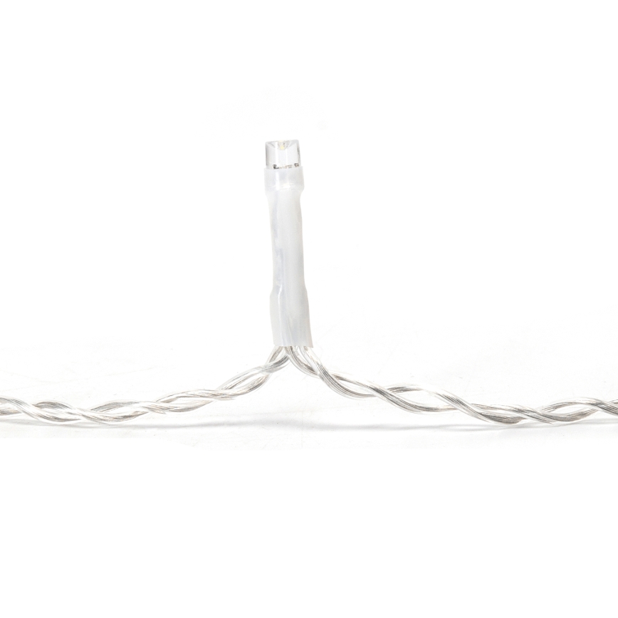 Aigostar - LED Outdoor Christmas String Lights 100xLED/8 modes 8x0.4m IP44 warm white