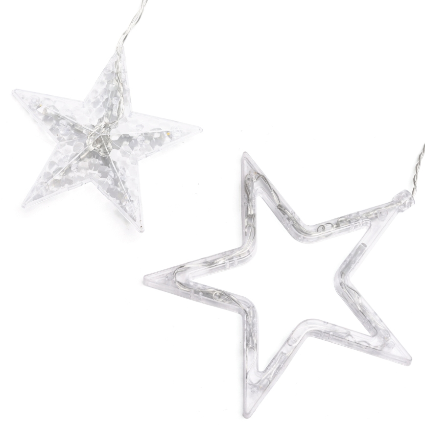 Aigostar - LED Outdoor String Lights 120 LEDs / 8 Modes 3 x 0.6 m IP44 Warm White + Remote Control