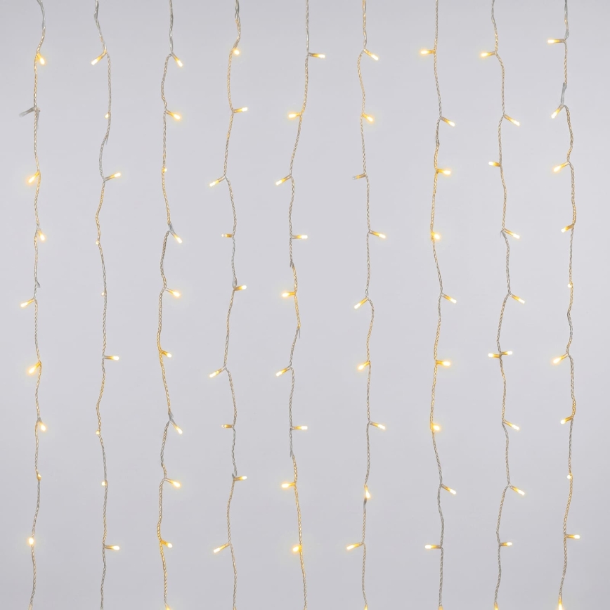 Aigostar - LED Outdoor Christmas String Lights 120 LEDs / 8 functions 3.9 x 1.2 m IP44 Warm White