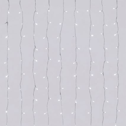 Aigostar - LED Outdoor Christmas String Lights 120 LEDs / 8 Modes 3.9 x 1.2 m IP44 Cool White