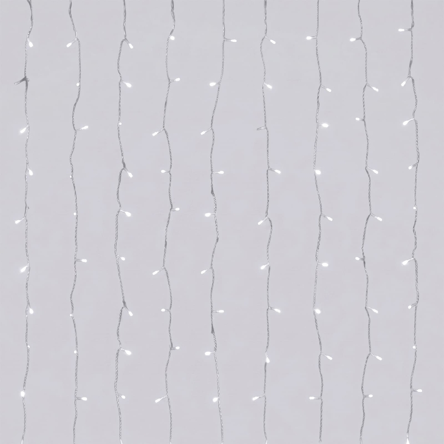 Aigostar - LED Outdoor Christmas String Lights 120 LEDs / 8 Modes 3.9 x 1.2 m IP44 Cool White