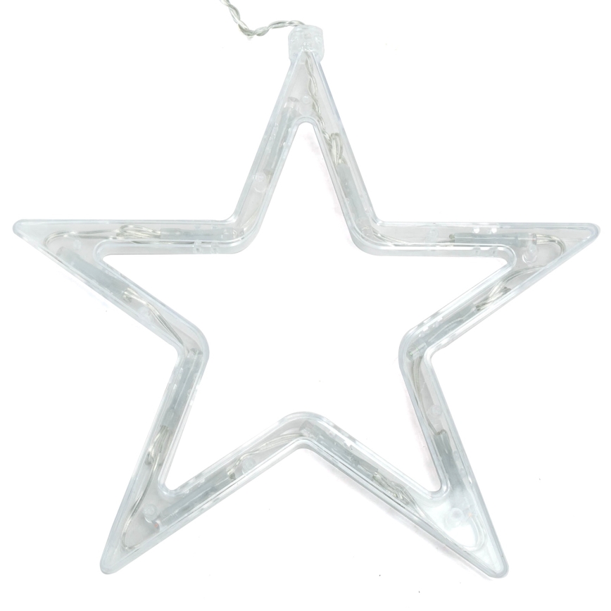 Aigostar - LED Outdoor String Lights 120 LEDs/6W/230V/8 lighting modes 3x0.6m IP44 cool white + remote control