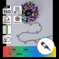 Aigostar - LED Outdoor Christmas String Lights 150 LEDs / 8 functions, 18 m, IP44, Multicolor