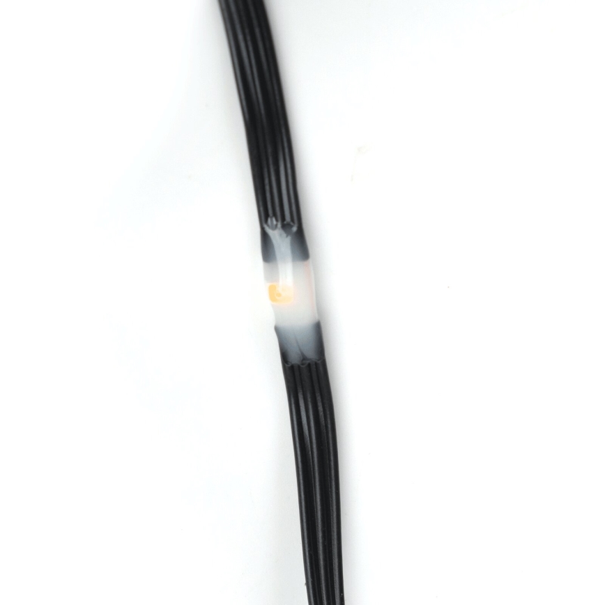 Aigostar - LED Outdoor Christmas String Lights, 150 LEDs / 8 functions, 3xAA, 15.3 m, IP44, warm white