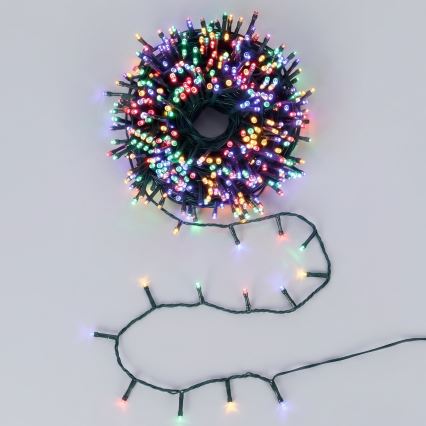 Aigostar - LED Outdoor Christmas String Lights 1500 LEDs / 8 functions, 78 m, IP44, multicolor