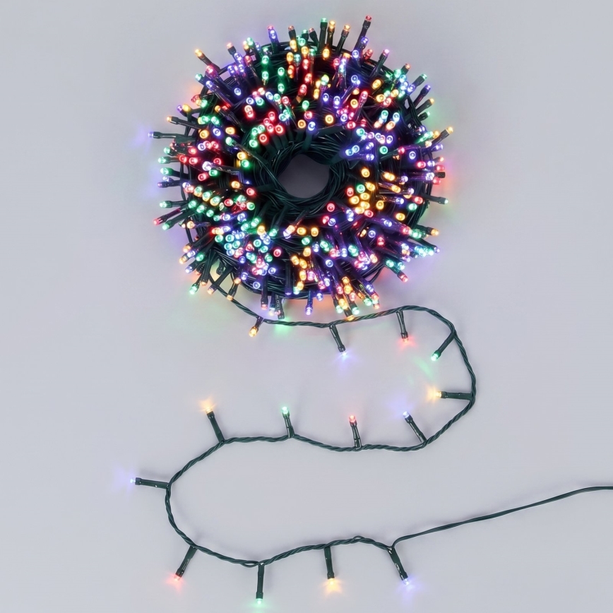 Aigostar - LED Outdoor Christmas String Lights 1500 LEDs / 8 functions, 78 m, IP44, multicolor