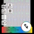 Aigostar - LED Outdoor Christmas String Lights 192xLED/8 functions 4,5x1,2m IP44 multicolor
