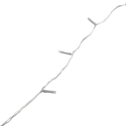 Aigostar - LED Outdoor Christmas string lights 200xLED/8 functions 4xAA 20m IP44 cool white