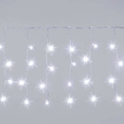 Aigostar - LED Outdoor Christmas String Lights 200 LEDs 8x0.4 m IP44 Cool White
