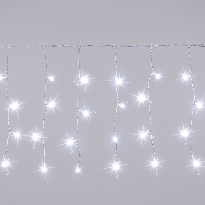 Aigostar - LED Outdoor Christmas String Lights 200 LEDs 8x0.4 m IP44 Cool White