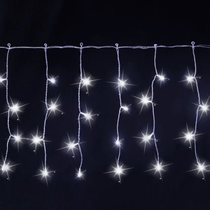 Aigostar - LED Outdoor Christmas String Lights 200 LEDs 8x0.4 m IP44 Cool White