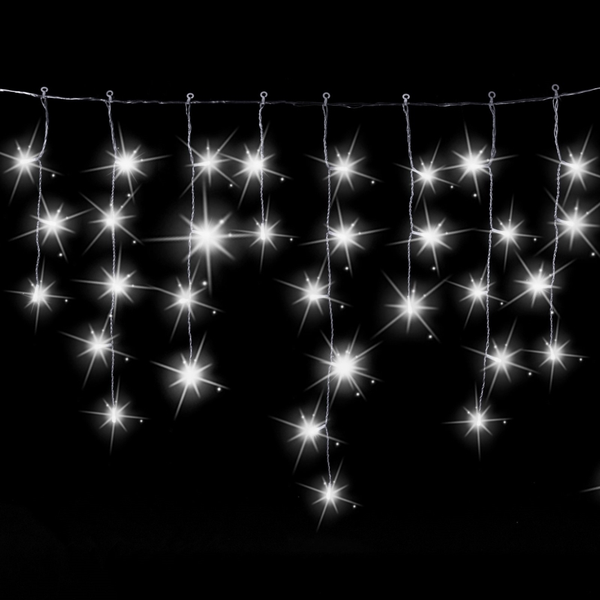 Aigostar - LED Outdoor Christmas String Lights 200 LEDs 8x0.6m IP44 Cool White