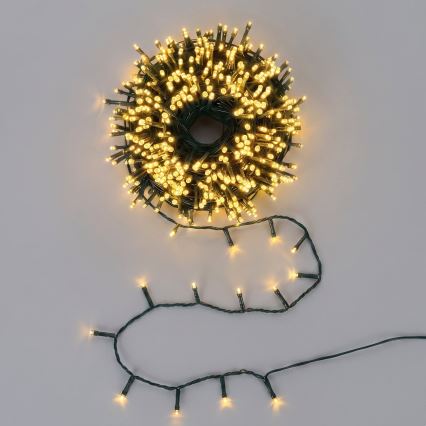 Aigostar - LED Outdoor Christmas String Lights 2000 LEDs/8 functions 103m IP44 warm white