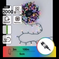 Aigostar - LED Outdoor Christmas String Lights 2000xLED/8 functions 103m IP44 multicolor