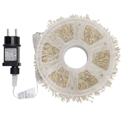 Aigostar - LED Outdoor Christmas string lights 2000xLED/8 functions 53m IP44 warm white
