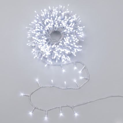 Aigostar - LED Outdoor Christmas String Lights 200xLED/8 modes 13m IP44 cool white