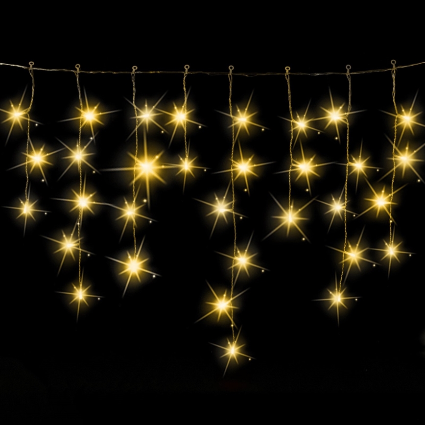 Aigostar - LED Outdoor Christmas String Lights 200xLED 8x0,6m IP44 warm white