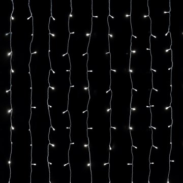 Aigostar - LED Outdoor Christmas String Lights 234 LEDs 1.2 x 1.8 m IP44 Cool White