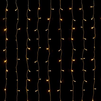 Aigostar - LED Outdoor Christmas String Lights 234 LEDs / 8 Functions 1.2 x 1.8 m IP44 Warm White