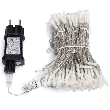 Aigostar - LED Outdoor Christmas String Lights 234 LEDs / 8 Functions 1.2 x 1.8 m IP44 Warm White