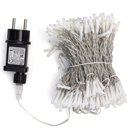 Aigostar - LED Outdoor Christmas String Lights 288xLED/8 modes 1,5x1,8m IP44 cool white