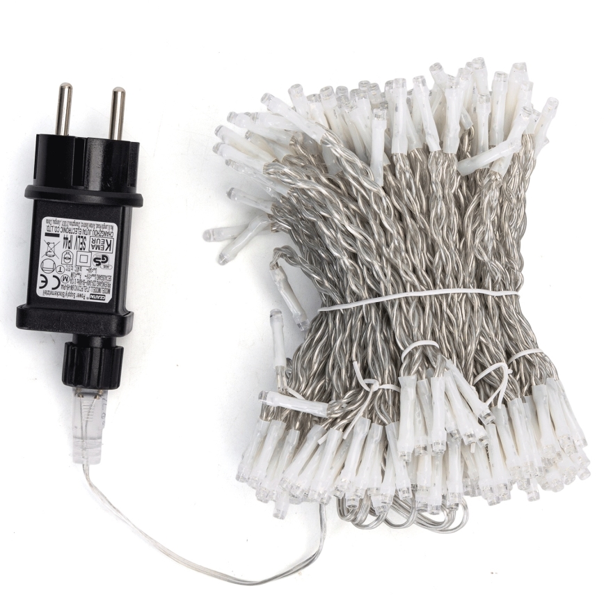 Aigostar - LED Outdoor Christmas String Lights 288xLED/8 modes 1,5x1,8m IP44 cool white