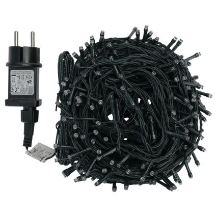 Aigostar - LED Outdoor Christmas String Lights, 300 LEDs / 8 Modes, 30 m, IP44, Cool White