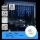 Aigostar - LED Outdoor Christmas String Lights 300 LEDs / 8 functions 3 x AA 18 x 0.6 m IP44 Cool White